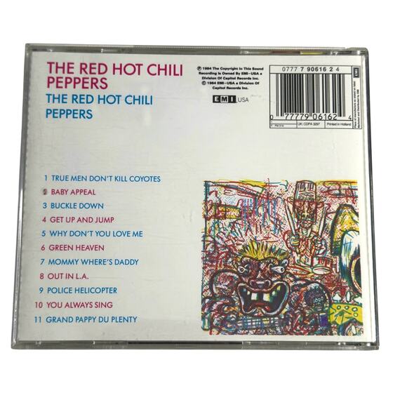Red Hot Chili Peppers CD 1984 Self-Titled Debut • EMI USA • Made in Holland Rare - Picture 2 of 7